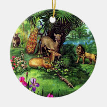 Vintage Animals Ornament