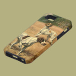 Vintage Animals, Pointer Dogs Hunting in a Field casemate cases