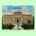 Vintage Anniston, Alabama Carnegie Library postcards