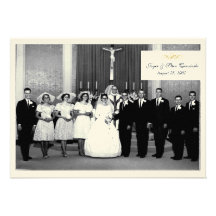 Vintage Anniversary invitation