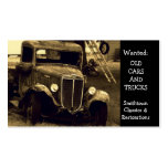 Vintage Antique Automobile Restoration Business Card