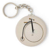 Vintage Antique Bicycle Keychain