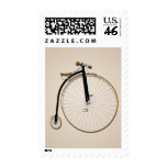 Vintage Antique Bicycle Postage Stamps