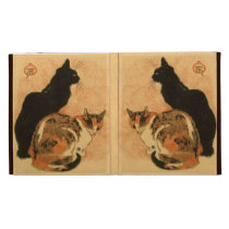Vintage Antique Cats Theophile Steinlen Animals iPad Case
