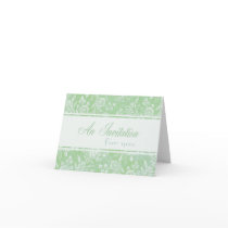 Vintage Antique Floral Invitation - "Cambridge" Card