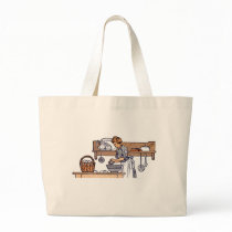 Vintage/Antique Kitchen Grocery Tote Bag