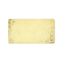 Vintage Antique Look Wedding Adress Label