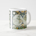 Vintage Antique Old World Map by Pieter Goos, 1666 Jumbo Mugs