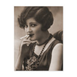 Vintage Antique Portraits &amp; Illustrations of Women Postcard