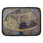 Vintage Antique Ptolemaic World Map, 1482 Folio Planner