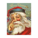 Vintage Antique Santa Christmas Postcard postcard