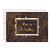 Vintage Antique Style Party Invitations