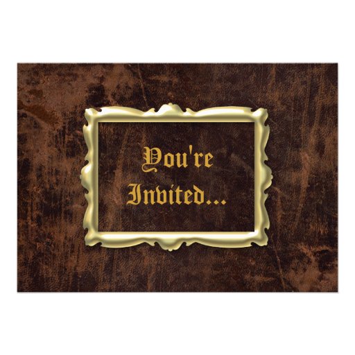 Vintage Antique Style Party Invitations