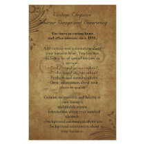 Vintage Antique Swirl Flyer or Program