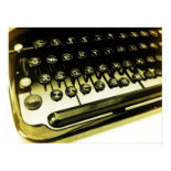 Vintage Antique Typewriter Keys Poster