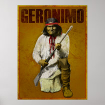 Vintage Apache Indian - Geronimo Poster