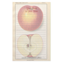 Vintage Apple Stationery by Customizables Vintage Apple Stationery