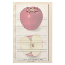 Vintage Apple Stationery by Customizables Vintage Apple Stationery