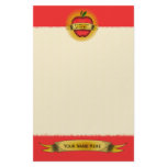 Vintage Apple Tattoo Teacher Stationery