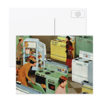 Vintage Appliance Showroom Postcards