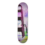 Vintage aquarium goldengate bridge of SanFrancisco skateboards