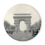 Vintage Arc de Triomphe  France Fridge Magnet