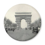 Vintage Arc de Triomphe  France Fridge Magnet