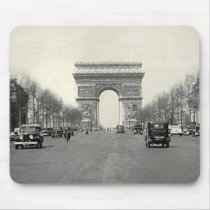 Vintage Arc de Triomphe  France Mouse Pads
