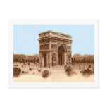 Vintage Arc de Triomphe Notecards Post Cards