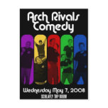 Vintage Arch Rivals Comedy Schwag Post Cards