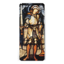Vintage Archangel, Saint Michael by Burne Jones Personalized Invite