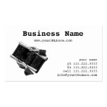 Vintage Architect Business Architectural Blueprint Business Card Template