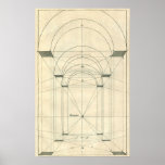 Vintage Architecture, Arches Perspecitve Posters