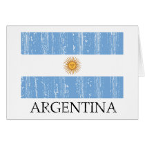 Vintage Argentina Flag Cards