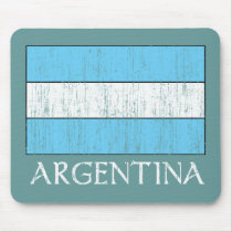 Vintage Argentina Flag Mousepad by aesthete Vintage Argentina Flag Mousepad