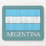 Vintage Argentina Flag Mousepad