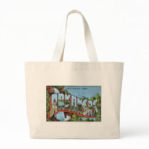 Vintage Arkansas Postcard Bags