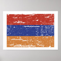 Vintage Armenia old Flag Posters