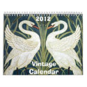 Vintage Art Calendar 2012