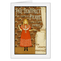 Vintage Art Card:  Pate Dentifrice