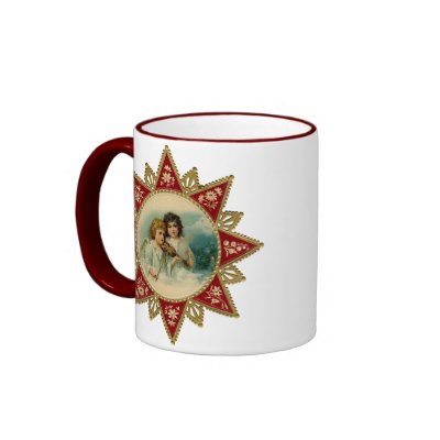 Vintage Art - Christmas Angels mugs