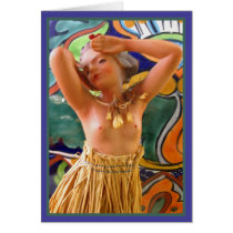 Vintage Art Deco Hula Beauty Cards