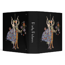 Vintage Art Deco Party Goers Binder