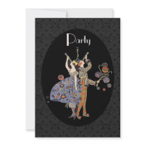 Vintage Art Deco  Party Custom Invitation