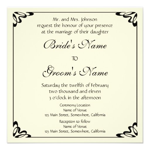 Vintage Art Deco Wedding, Bride Groom Newlyweds Custom Announcement