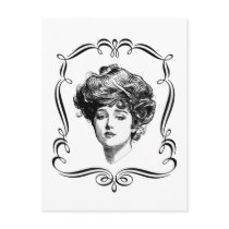 Vintage Art Gibson Girl Postcard