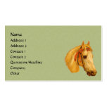Vintage Art Horse Head Animal Business Card