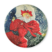 Vintage art  - Jules Cheret - Pastilles Geraudel magnets