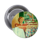 vintage art martini day button