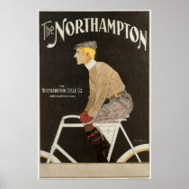 Vintage art Nouveau bicyle ad Print